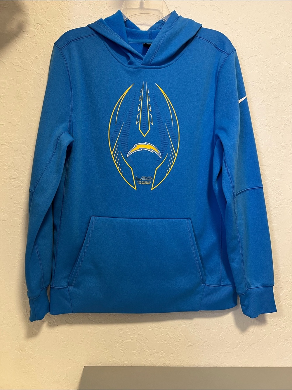 Youth Pullover Hoodie, LA Chargers, Youth XL - Like New